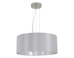 Lampa wisząca MASERLO 3 Eglo styl nowoczesny stal nierdzewna tkanina