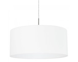 Lampa wisząca PASTERI 1 Eglo styl nowoczesny stal nierdzewna tkanina