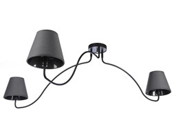 Lampa przysufitowa SWIVEL GRAPHITE III Nowodvorski styl nowoczesny stal lakierowana tkanina