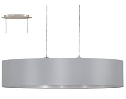 Lampa wisząca MASERLO 4 Eglo styl nowoczesny stal nierdzewna tkanina