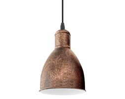 Lampa wisząca PRIDDY 1 Eglo styl retro vintage industrialny stal nierdzewna