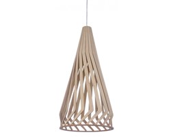 Lampa wisząca BIO Nowodvorski styl ekologiczny sklejka drewno