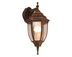 Lampa zewnętrzna ścienna NYX I Globo styl prowansalski shabby rustykalny aluminium