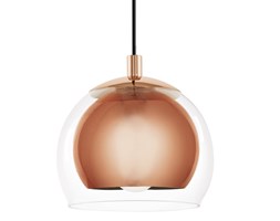 Lampa wisząca ROCAMAR Eglo styl nowoczesny stal nierdzewna szkło
