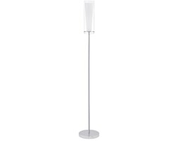 Lampa stojąca PINTO 1 Eglo styl nowoczesny, stal nierdzewna, szkło mleczne