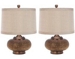 Lampka Safavieh "ALEXIS GOLD BEAD " zestaw 2 szt.