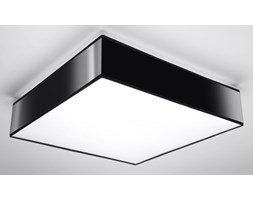 Elegancka Lampa Sufitowa Plafon HORUS 45 Czarny Kwadrat