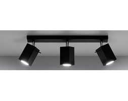 Nowoczesna Lampa Sufitowa Listwa Halogenowa Spot Plafon MERIDA 3 czarny LED!