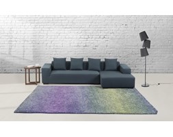 Dywan niebiesko-fioletowy - 200x300 cm - Shaggy - poliester - SOMA