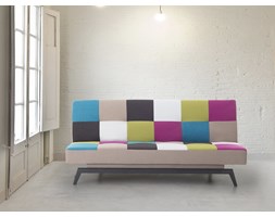 Sofa do spania - patchwork - kanapa - rozkładana - wypoczynek - LEEDS