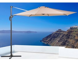 Parasol ogrodowy Ø300 cm mokka/ciemnoszary SAVONA