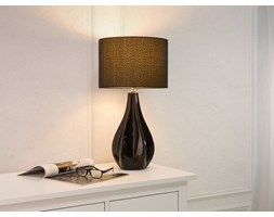 Nowoczesna lampka nocna - lampa stojąca w kolorze czarnym - SANTEE