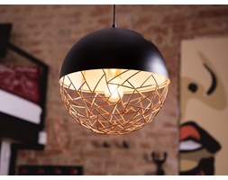 Lampa czarna - sufitowa - żyrandol - lampa wisząca - PADMA