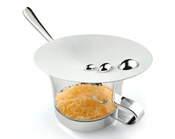 Pojemniczek z łyżeczką do tartego parmezanu Casa Bugatti Aqua kod: 22-151