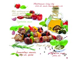 Serwetki stołowe Nuova R2S 20 szt. kod: 414 BBQ