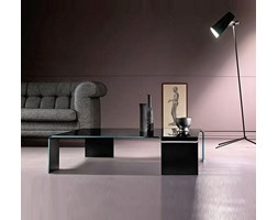 Ława szklana King Home Neutral czarna kod: CB-122L.CZARNY