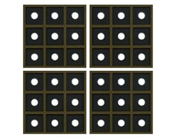 Podstawki Goldy Images d'Orient 4 szt. kod: E-COA880024