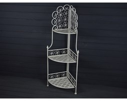 REGAŁ PÓŁKA SZAFKA METALOWA SHABBY 123CM