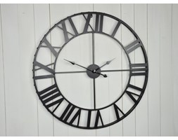 ZEGAR METALOWY ŚCIENNY W STYLU RETRO LOFT 82CM