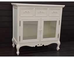 KOMODA Z DREWNA BUKOWEGO I MDF W STYLU RETRO, VINTAGE