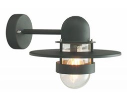 Lampa zewnętrzna kinkiet ogrodowy BERGEN 270 Norlys CZARNY E27 + LED GRATIS!