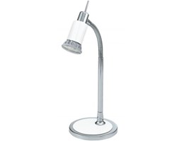 Eglo lampa biurkowa ERIDAN chrom/biały 90838