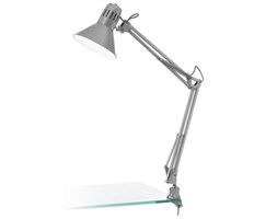 Eglo lampa biurkowa FIRMO srebrna 90874