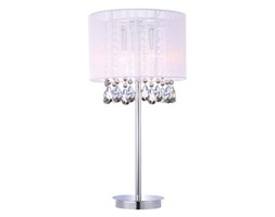 Lampa stołowa biała kryształ Essence Italux MTM9262/3P WH + LED GRATIS!