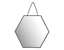 Lusterko hexagon czarne S