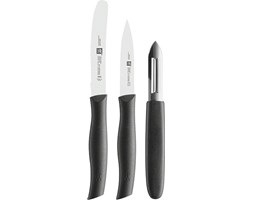 Nóż do obierania 8 cm, obieraczka i nóż 12 cm Twin Grip