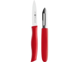 Nóż do obierania 9 cm z obieraczką Twin Grip