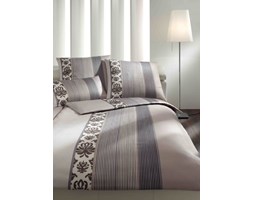 Pościel satynowa Joop! Ornament Stripe Grey 100% bawełna