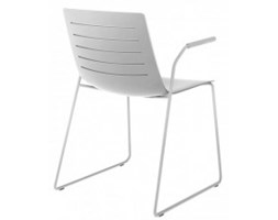 Krzesło Skin Sled-Base Resol Armchair