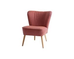 Fotel tapicerowany Harry nordic pink
