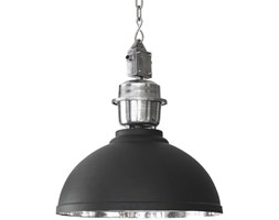 Industrialna lampa Manchester 52cm czarny/srebrny