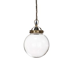 LAMPA WISZĄCA SZKLANA KULA BRETAGNE 40 CM