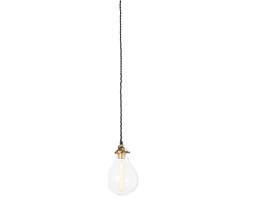 Lampa wisząca z gładkim szklanym kloszem Droppe