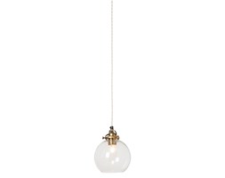 Lampa z małym szklanym kloszem Hope przezroczysta
