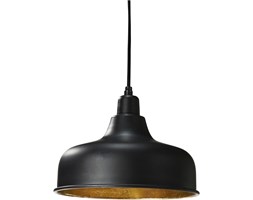 MAŁA LAMPA WISZĄCA DETROIT 26 CM CZARNY/ZŁOTY