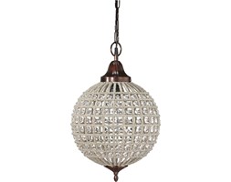 Szklana lampa wisząca Toulouse 47cm kryształ