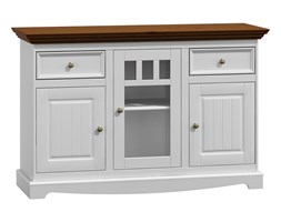 Komoda 3-drzwiowa Belluno Elegante biała/orzech