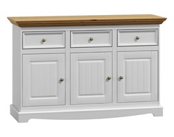 Komoda sosnowa Belluno Elegante 3.3 biała/dąb
