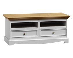 Komoda TV Belluno Elegante biała/dąb