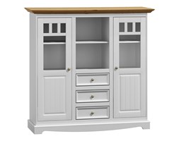 Witryna biała/dąb 2.2.3 Belluno Elegante