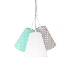 Lampa wisząca Dzwoneczki w Kropeczki Mint