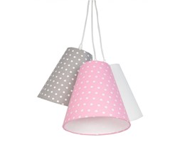 Lampa wisząca dzwoneczki w kropeczki Pinki Gray