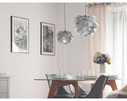 Lampa sufitowa z oprawą - srebrna - ANDELLE