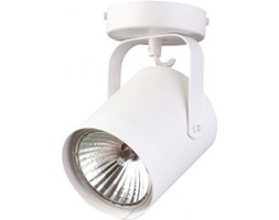WYS. 24H! Plafon LAMPA sufitowa ścienna FLESZ 1 E27 31095 Sigma reflektorowa OPRAWA regulowana metalowy spot TUBA biała
