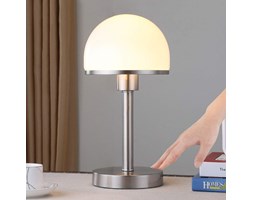 Stylowa lampa stołowa Jolie ze szklanym kloszem