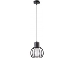 PROMOCJA! LAMPA wisząca LUTO KOŁO 1 czarny 31154 Sigma druciana KULA metalowa ażurowa loft sznur